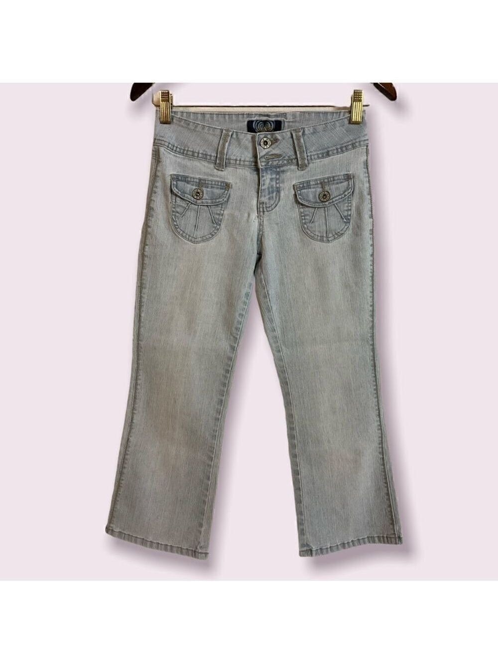 Angels Jeans Low Rise Boot Cut Flared Size 3